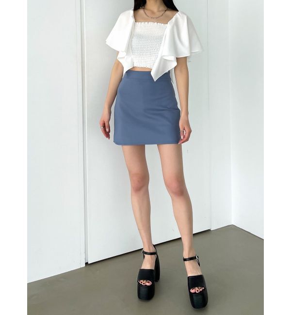 EMODA「ストレッチカーブミニスカート」|スカート|