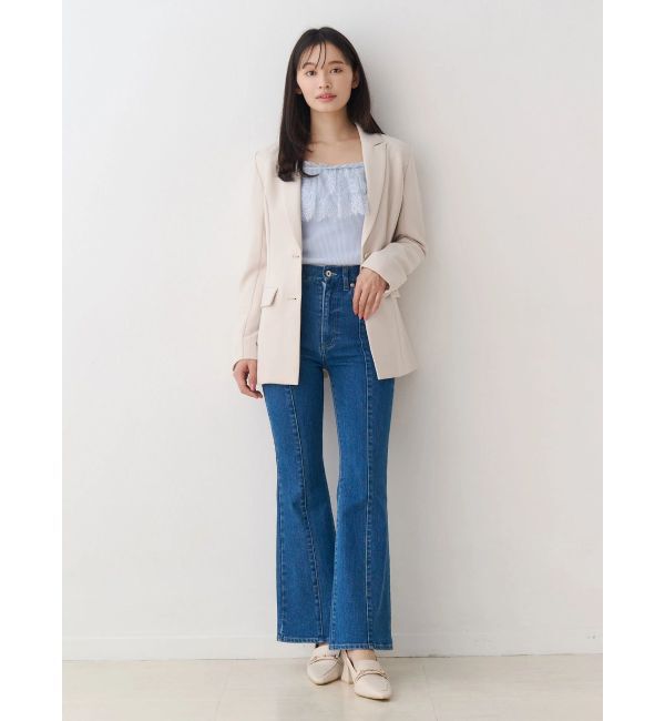 MERCURYDUO「【セットアップ着用可】バックドレープジャケット」|テーラードジャケット|