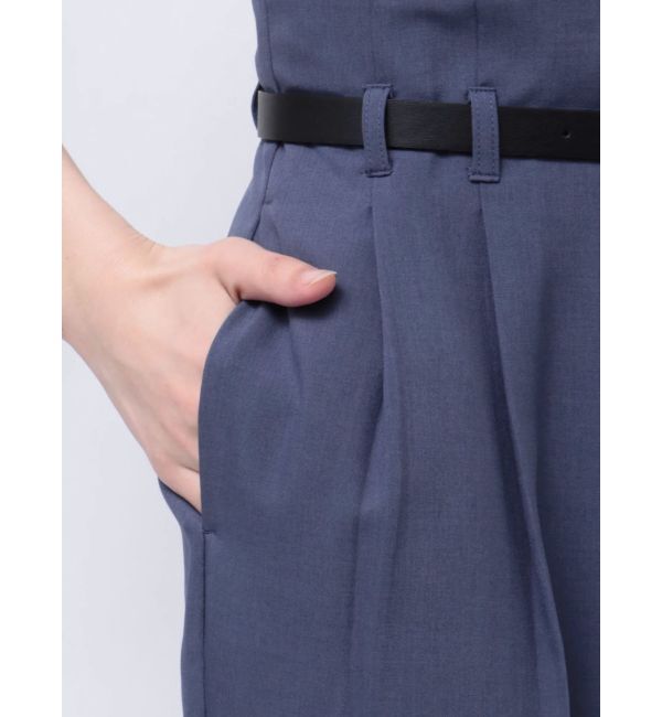 MURUA「フェイクレザーベルトハイウエストパンツ」|その他|