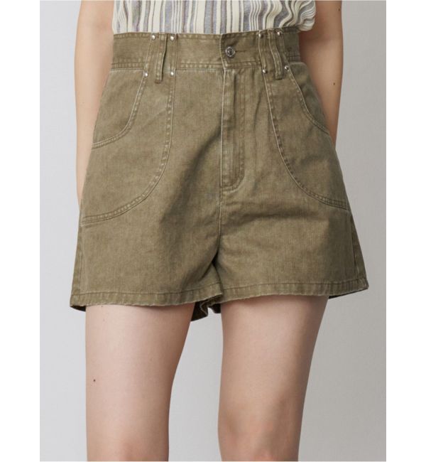 MURUA「ウォッシュショートパンツ【セット販売対象】」|その他|カーキ