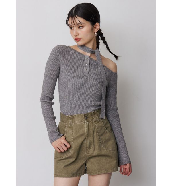 MURUA「ワンショルタイニット」|ニット・セーター|