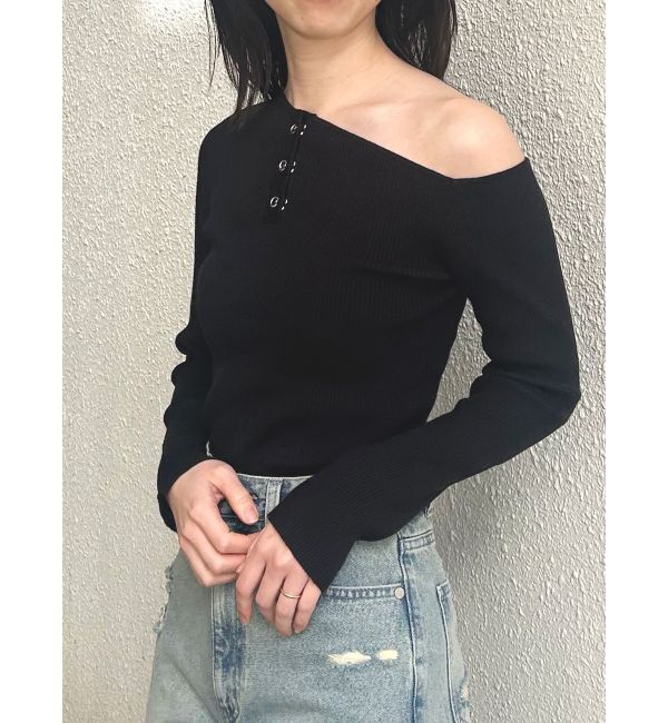 MURUA「ワンショルタイニット」|ニット・セーター|