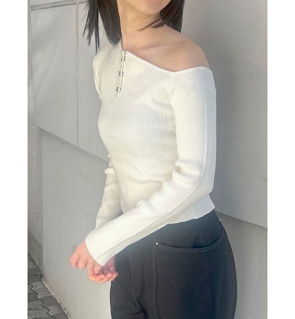 MURUA「ワンショルタイニット」|ニット・セーター|