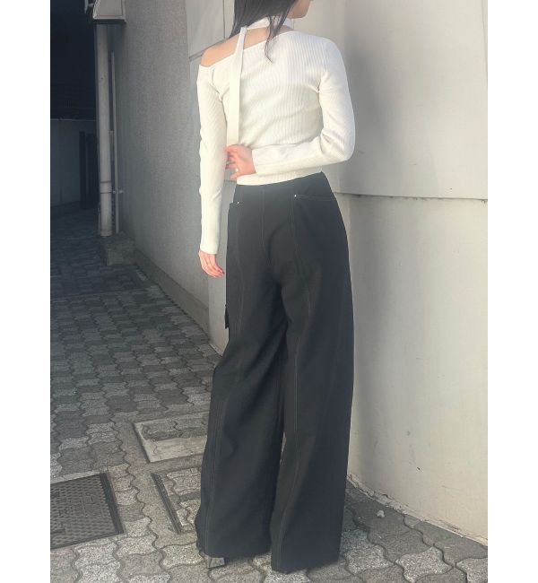 MURUA「ワンショルタイニット」|ニット・セーター|