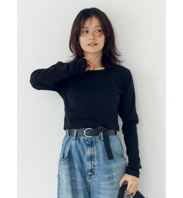 Ungrid「フィットショートロングスリーブTee」|Tシャツ・カットソー|