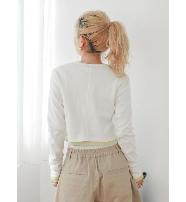 Ungrid「フィットショートロングスリーブTee」|Tシャツ・カットソー|