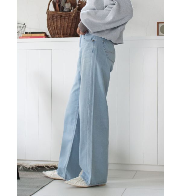 Ungrid「ライトオンスストレートデニム」|デニム|