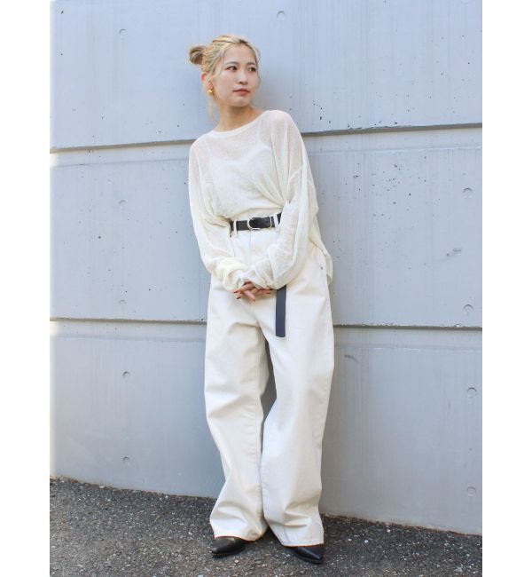 Ungrid「シアーショートニット」|ニット・セーター|