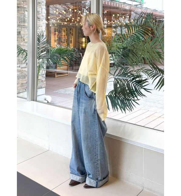 Ungrid「シアーショートニット」|ニット・セーター|