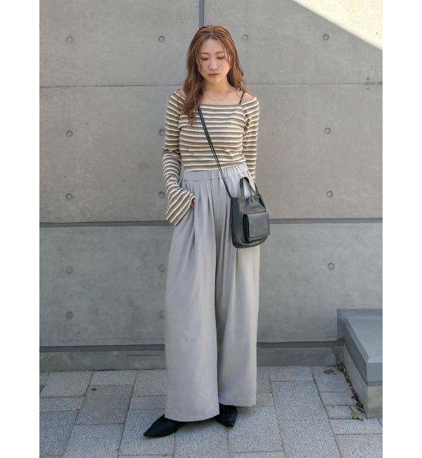 Ungrid「【WEB限定】ウエストギャザーデザインラフパンツ」|その他|