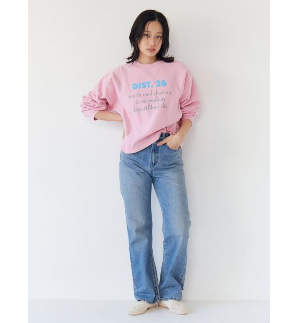 Ungrid「【WEB限定】フロントロゴルーズスウェット」|スウェット・ジャージ|