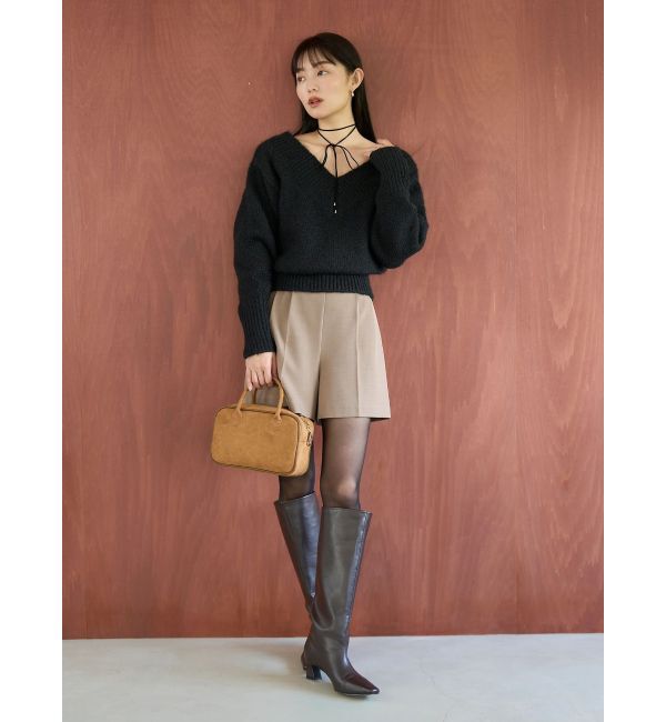 LAGUNAMOON「バイカラーベルトセットショートパンツ」|その他|