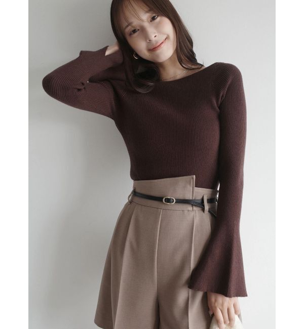 LAGUNAMOON「バイカラーベルトセットショートパンツ」|その他|