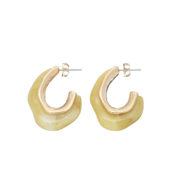 EVRIS「COLOR SHELL HOOPピアス」|ピアス|