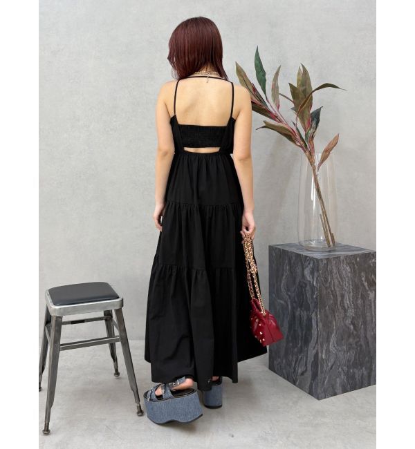 EVRIS「シャツデザインロングワンピース」|ワンピース|