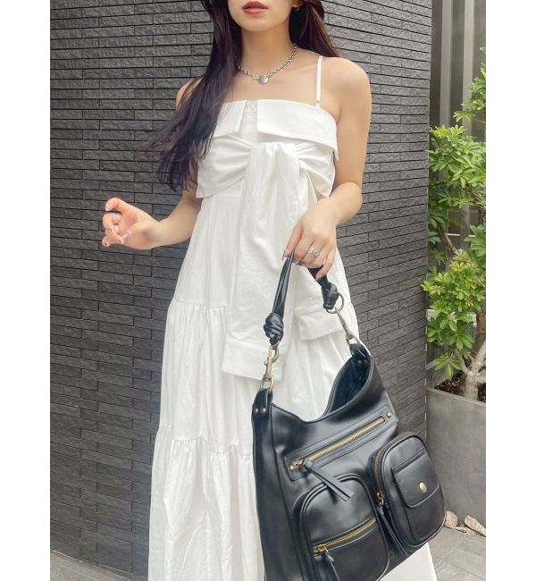 EVRIS「シャツデザインロングワンピース」|ワンピース|