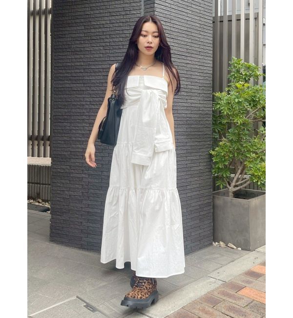 EVRIS「シャツデザインロングワンピース」|ワンピース|