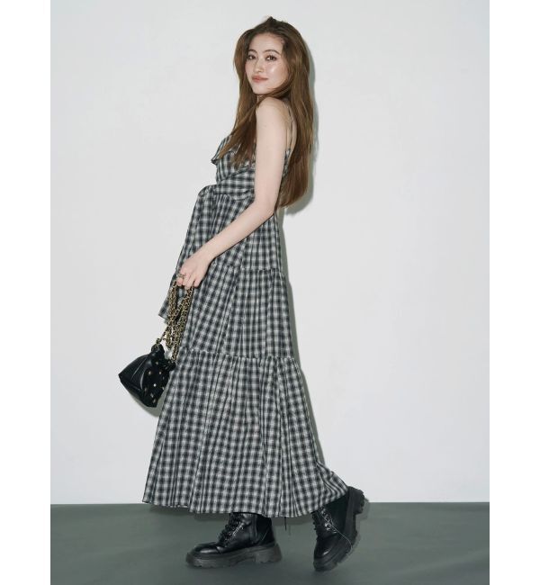 EVRIS「シャツデザインロングワンピース」|ワンピース|