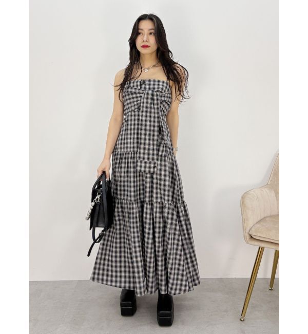 EVRIS「シャツデザインロングワンピース」|ワンピース|