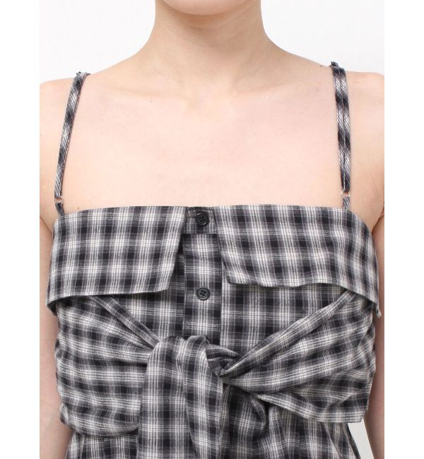 EVRIS「シャツデザインロングワンピース」|ワンピース|