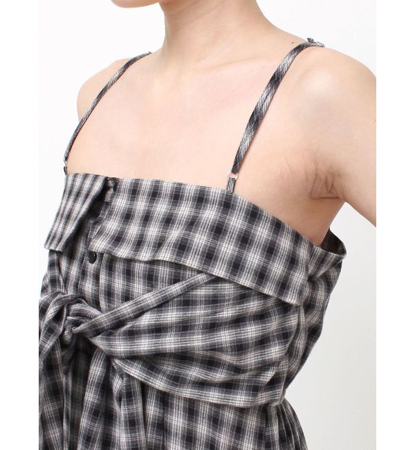 EVRIS「シャツデザインロングワンピース」|ワンピース|