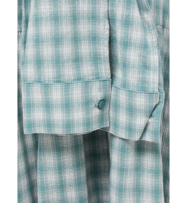 EVRIS「シャツデザインロングワンピース」|ワンピース|