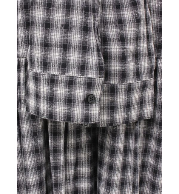 EVRIS「シャツデザインロングワンピース」|ワンピース|