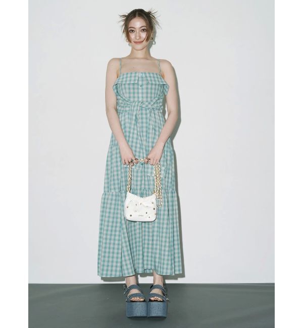 EVRIS「シャツデザインロングワンピース」|ワンピース|