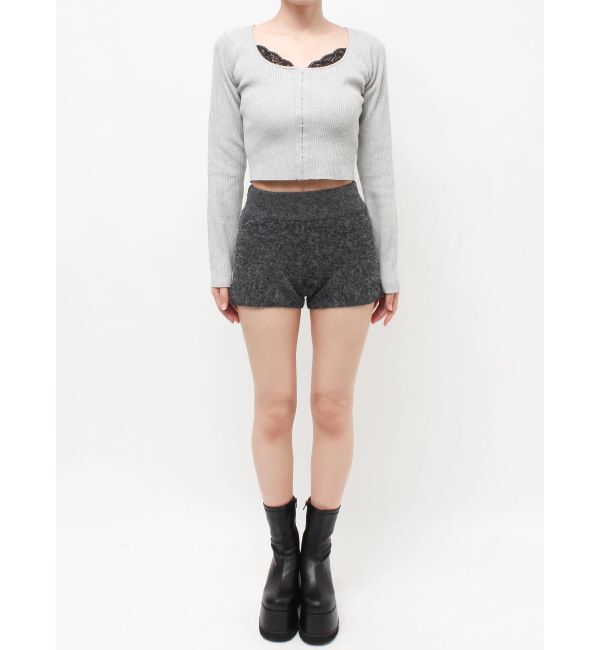 EVRIS「コンパクトニットショートパンツ【セットアップ着用可能】」|その他|