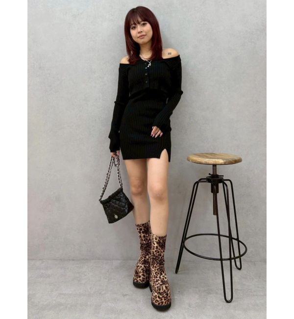 EVRIS「レイヤードホルターネックミニワンピース」|ワンピース|