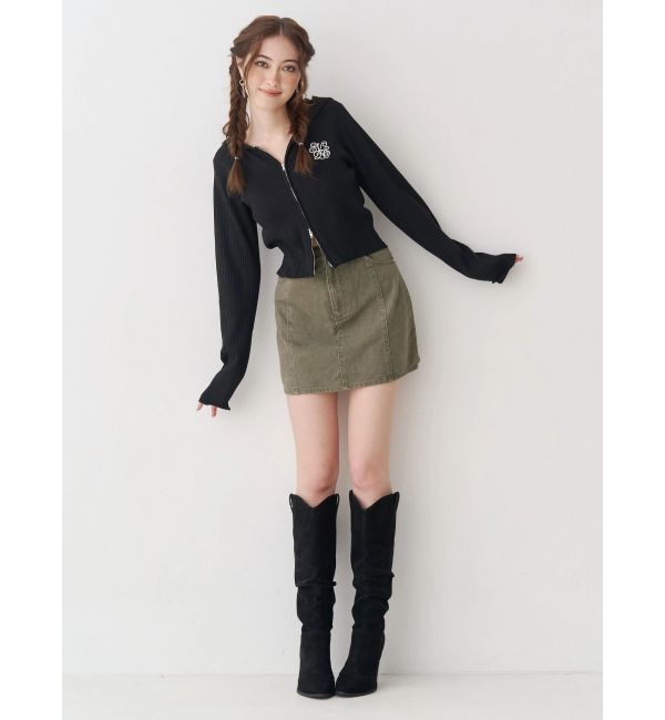 EVRIS「ツイルタイトミニスカート」|スカート|