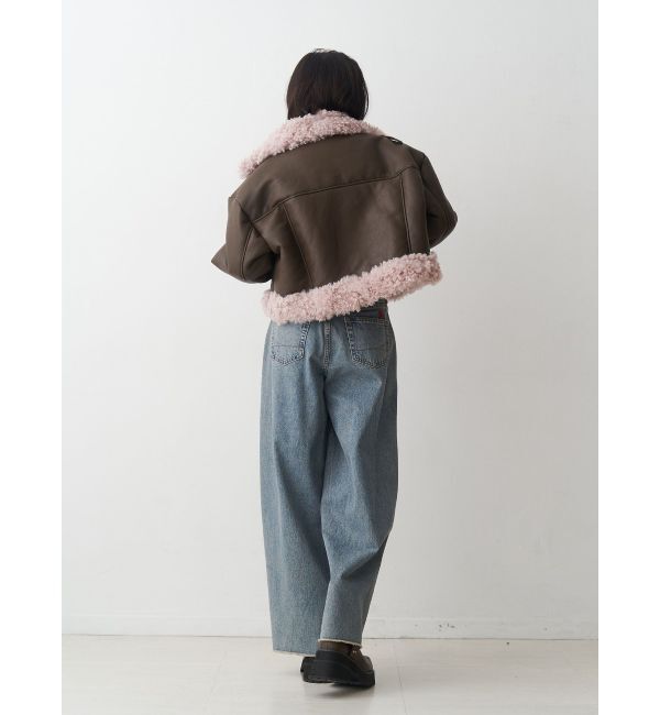 jouetie「フェイクムートンショートジャケット」|その他|