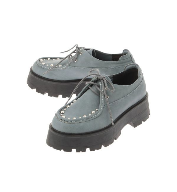 jouetie「オーバーソールスタッズチロリアンシューズ」|ローファー|