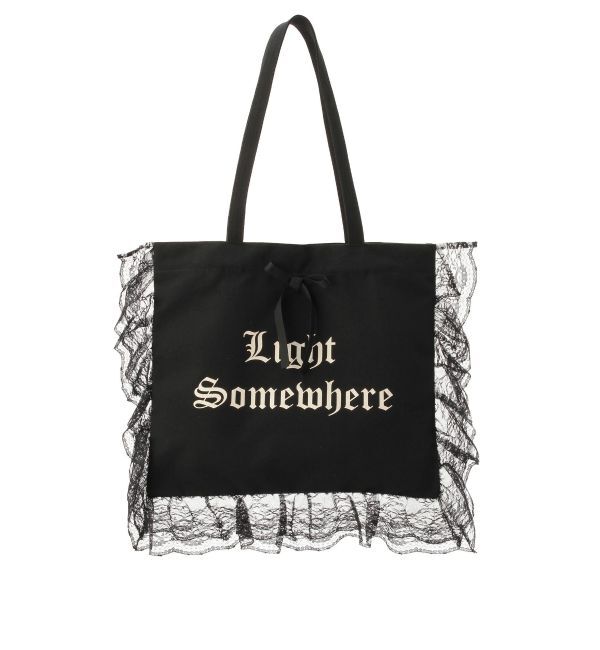 jouetie「ロゴレースフリルトートバッグ」|トートバッグ|