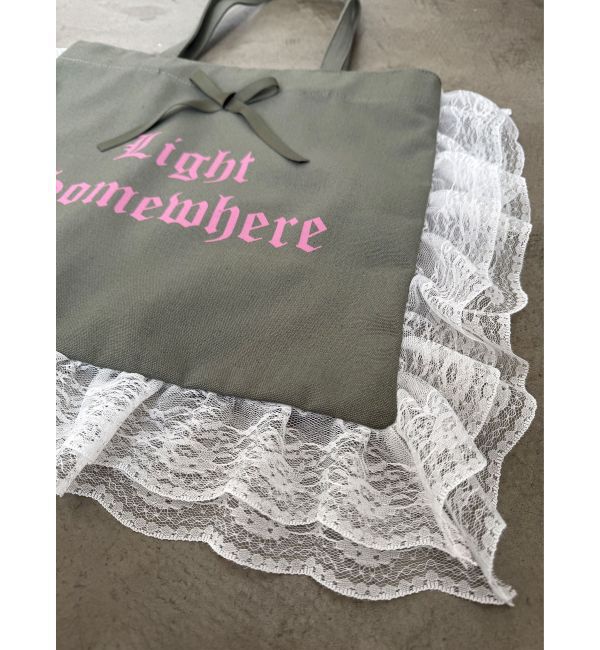 jouetie「ロゴレースフリルトートバッグ」|トートバッグ|