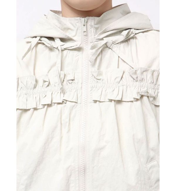 merry jenny「frill nylon jacket」|ダウンベスト・ベスト|