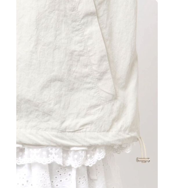 merry jenny「frill nylon jacket」|ダウンベスト・ベスト|