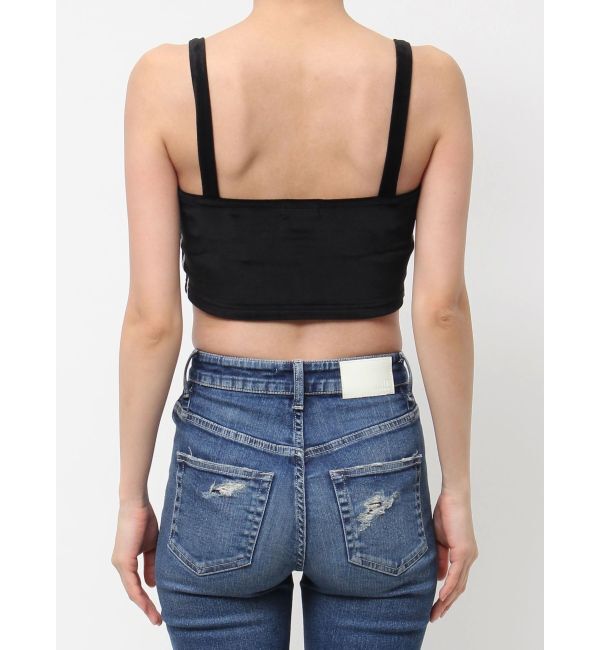 GYDA「GYDAベロアラインビスチェ」|キャミソール|