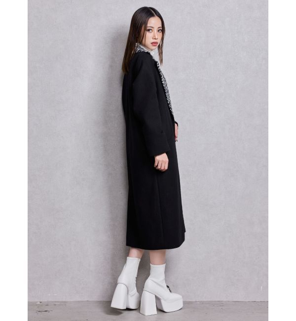 GYDA「leopard slim longコート」|ダウン|