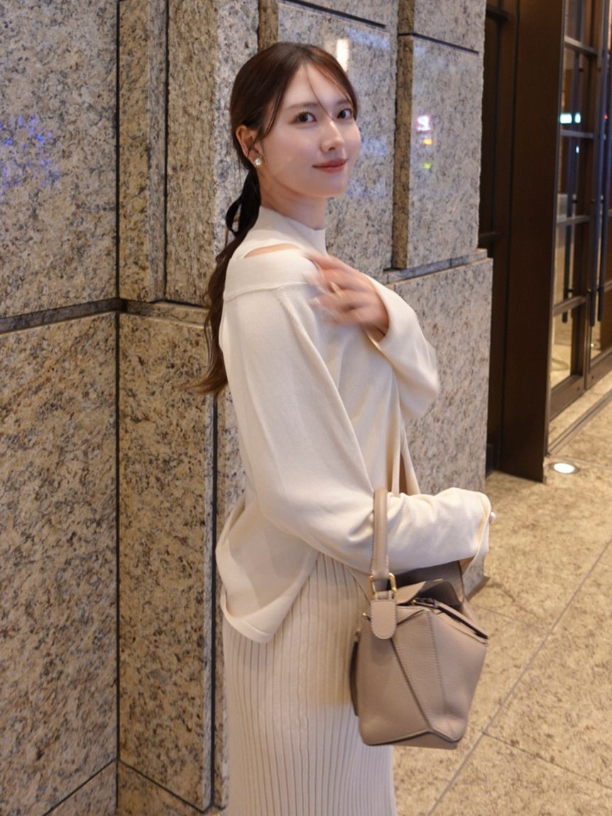 Mila Owen「両得レイヤードニットワンピ」|ワンピース|