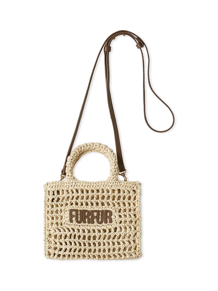 FURFUR「【限定カラー】ラフィアロゴトートバッグ」|トートバッグ|