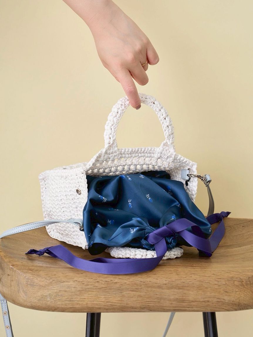 FURFUR「【限定カラー】ラフィアロゴトートバッグ」|トートバッグ|