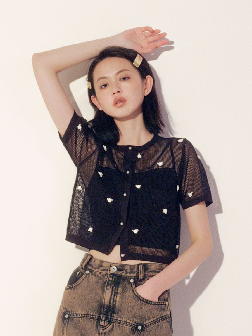 FURFUR「プティフラワーカーディガン」|カーディガン|