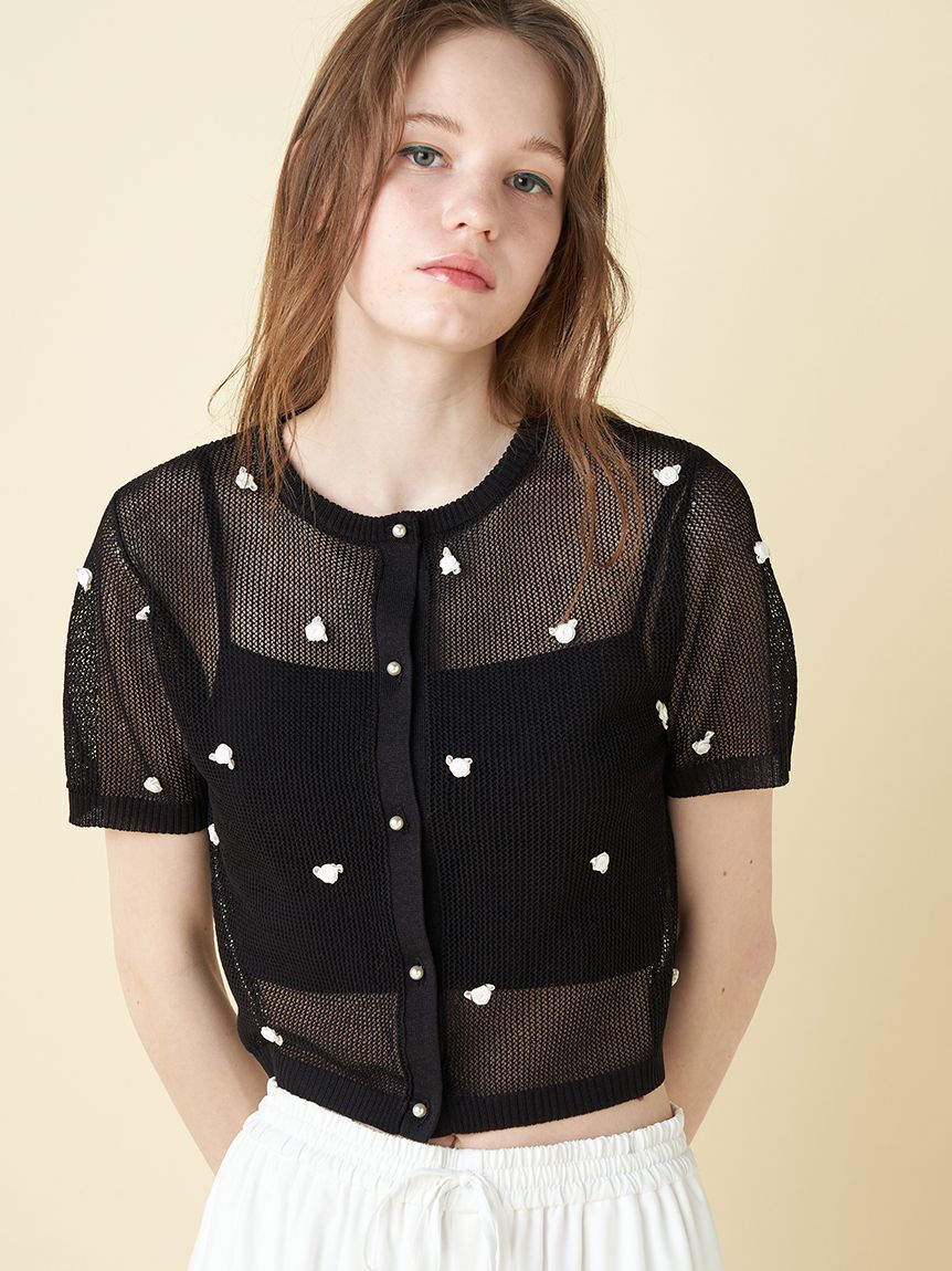 FURFUR「プティフラワーカーディガン」|カーディガン|