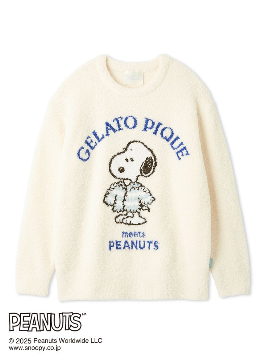 gelato pique「【PEANUTS】【ONLINE限定】オリジナルアート ジャガードプルオーバー＆ロングパンツセット」|ルームウェア|