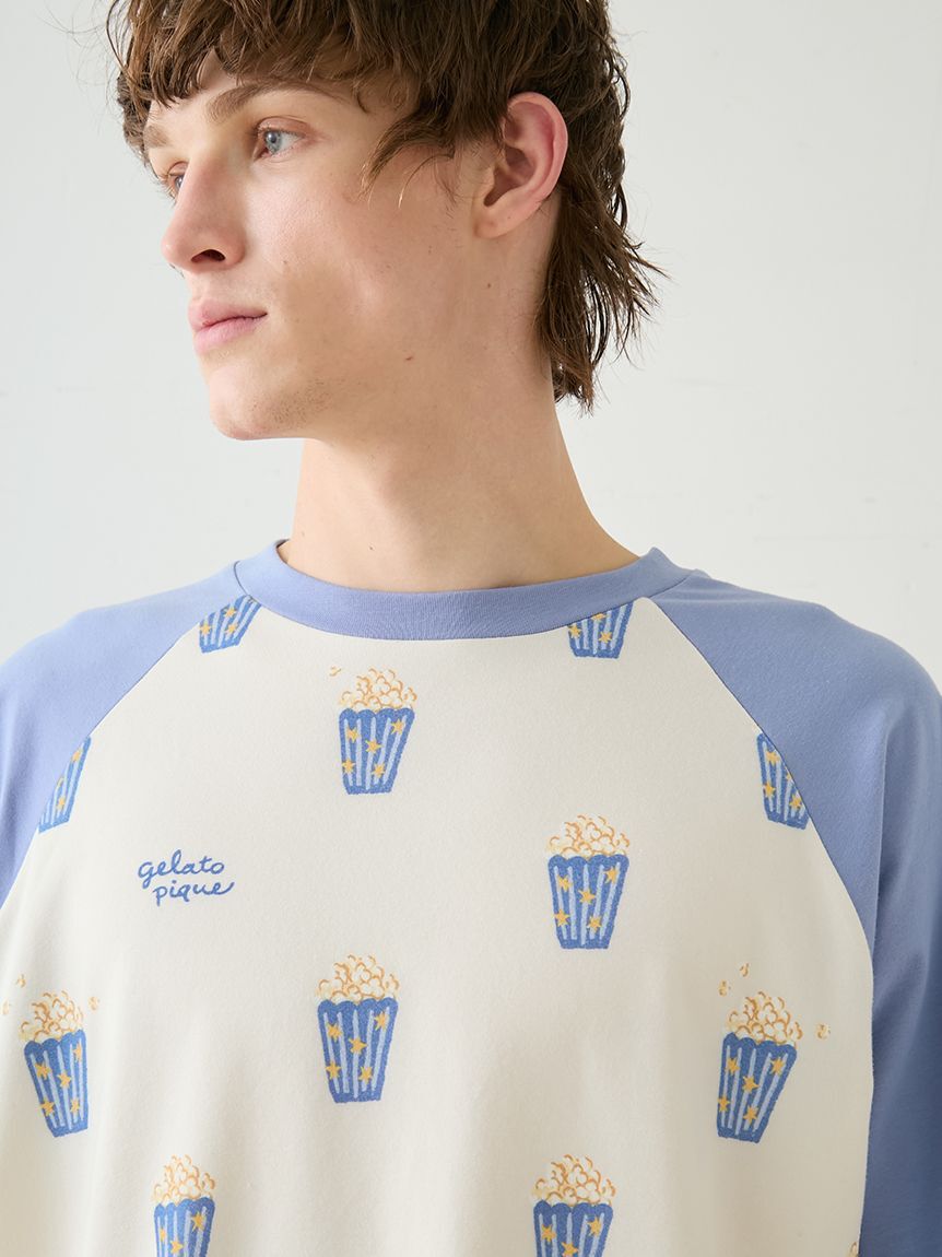 GELATO PIQUE HOMME「【HOMME】ポップコーン柄Tシャツ」|ルームウェア|