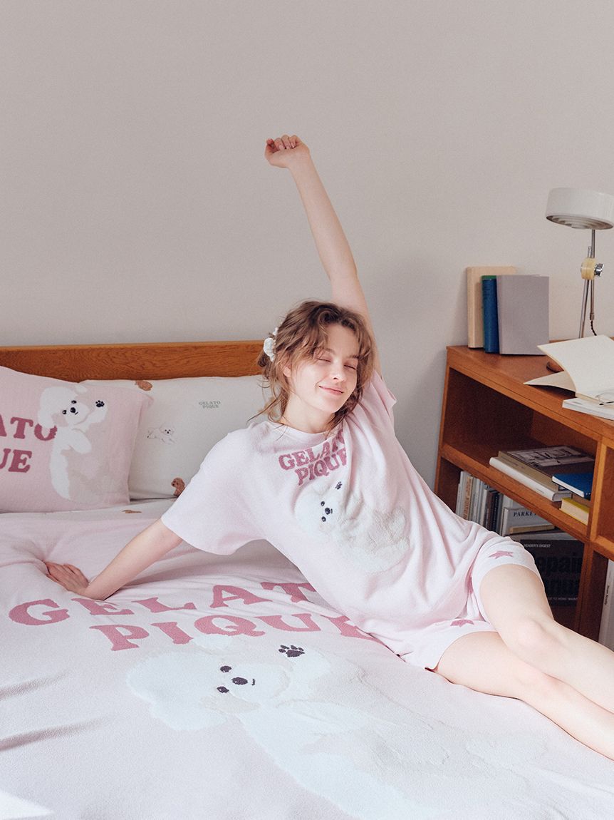 gelato pique Sleep「【Sleep】エアリーモコドッグジャガードマルチカバー」|その他|