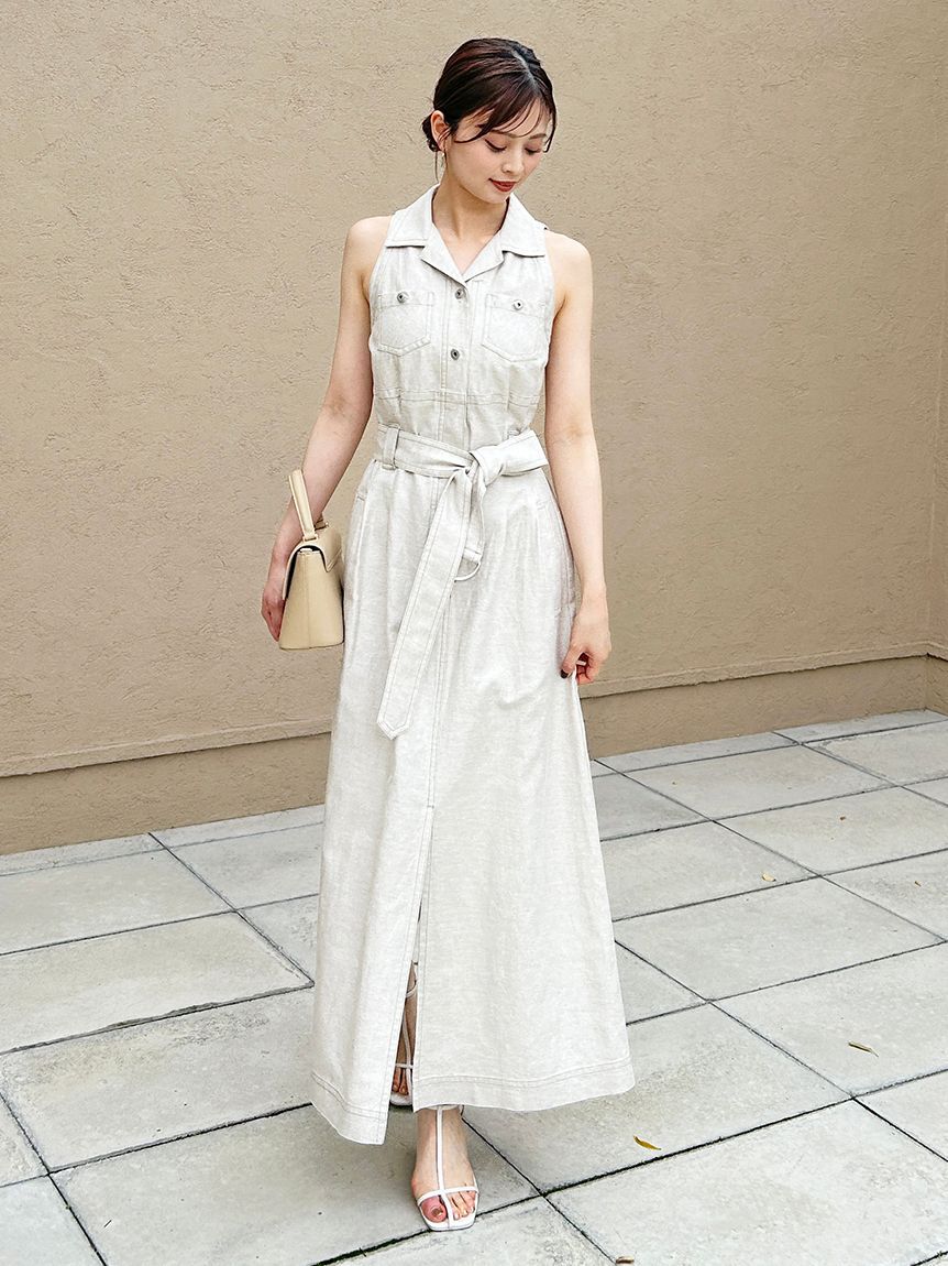 SNIDEL「サファリディテールワンピース」|ワンピース|