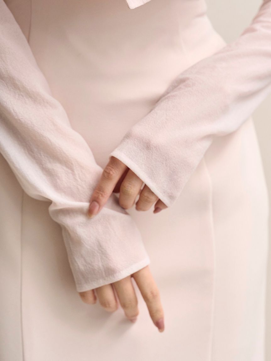 SNIDEL「オフショルリボンドレス【カンヘウォン着用】」|ドレス|