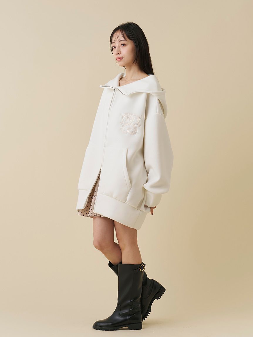 SNIDEL「ボリュームパーカーワンピース」|ワンピース|